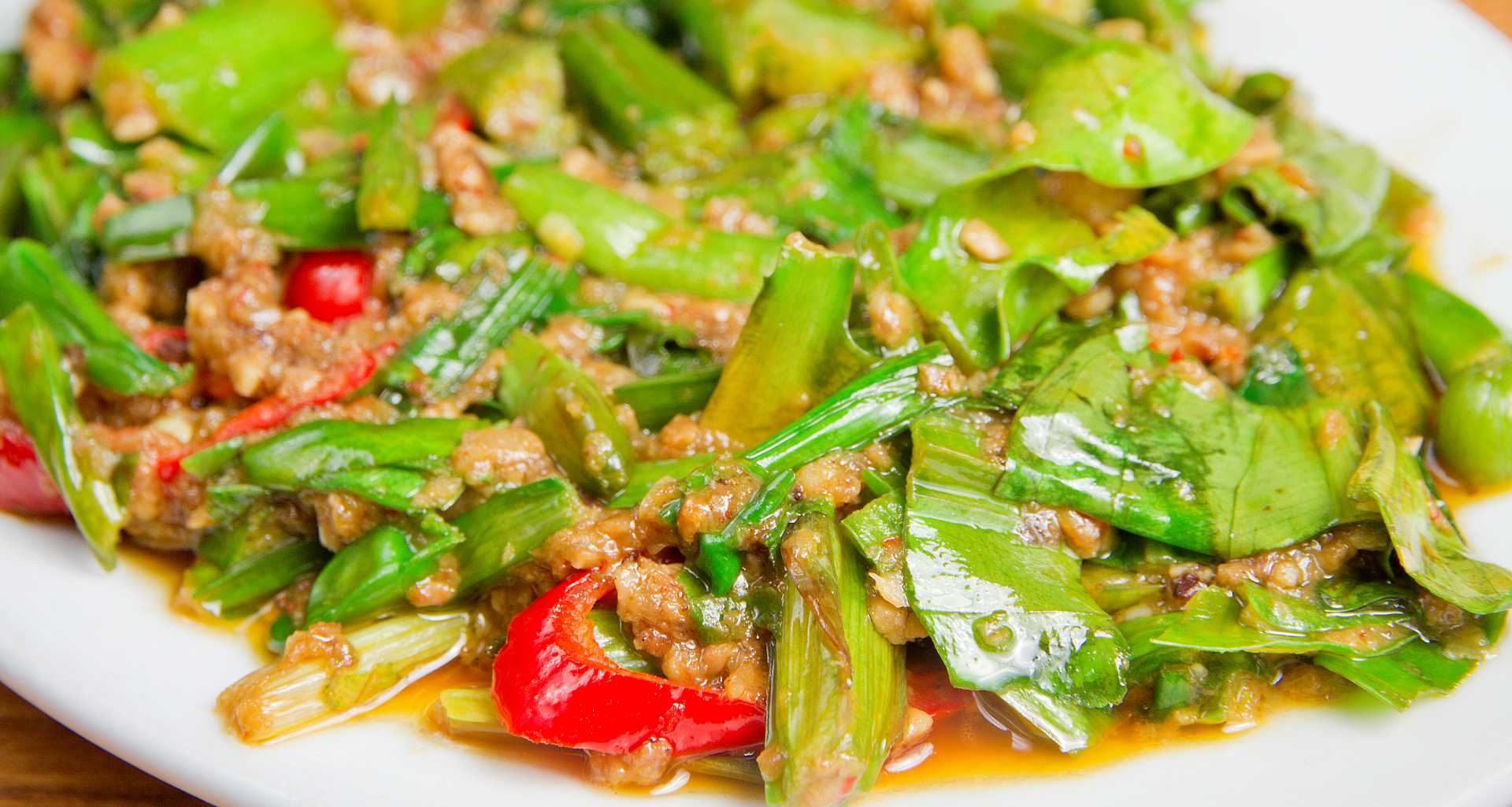 Tumis Genjer Dapoer Pandan Wangi